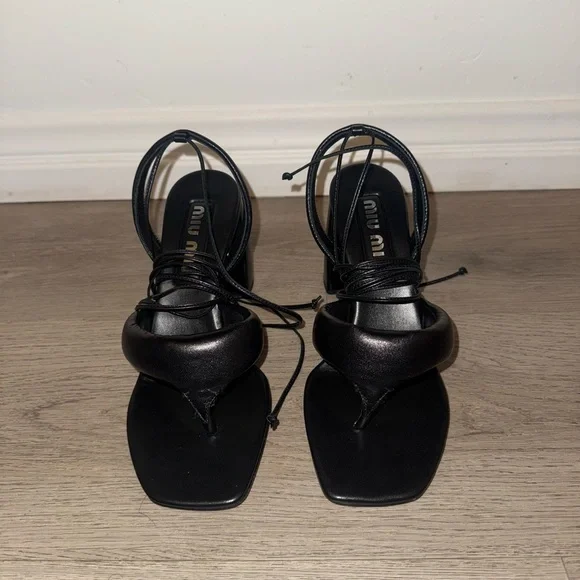 Miu Miu Leather Sandals in size 7 - Picture 2 of 7